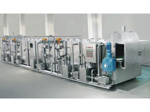 連續噴淋式殺菌冷卻隧道